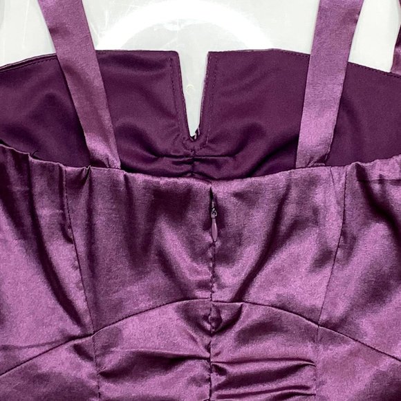 Le Chateau Purple Cocktail Dress - Picture 7 of 11